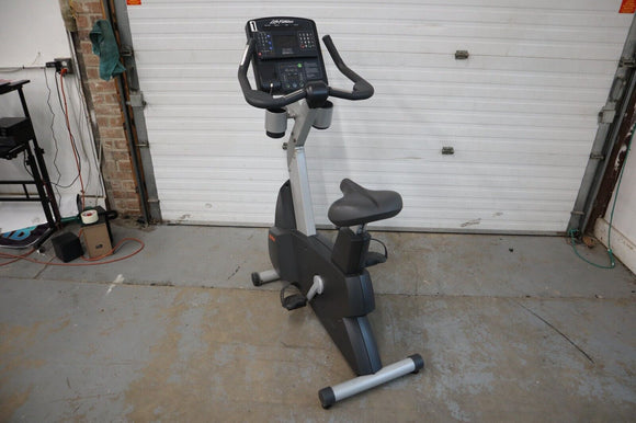 Used Lfie Fitness Commercial Upright CLSC Bike For Home Gym - hydrafitnessparts