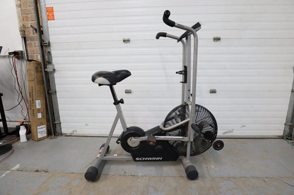 Used Schwinn Evo Comp Indoor Stationary Dual Action Fan Wind Bike For Home Gym - hydrafitnessparts