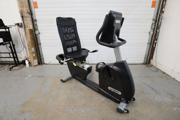 Used Spirit Fitness XBR55 Recumbent Stationary Bike Cycle For Home Gym - hydrafitnessparts