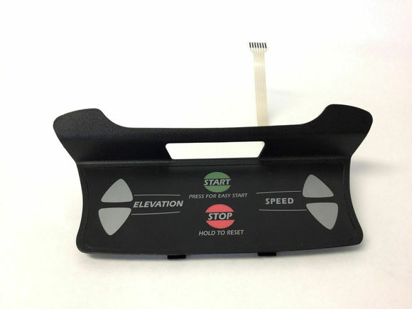 Vision Fitness Console Touch Pad Assembly Start Stop Speed Incline 335-N04B 1000 - fitnesspartsrepair
