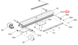 Vision Fitness Matrix Recumbent Bike Ramp Axle RB116 Diam 10 X 177 062973-B - fitnesspartsrepair