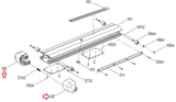 Vision Fitness Recumbent Bike Left Or Right Guide Rail End Cap 101104 or 101105 - fitnesspartsrepair