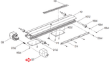 Vision Fitness Recumbent Bike Right Rail End Cap 101105 - fitnesspartsrepair