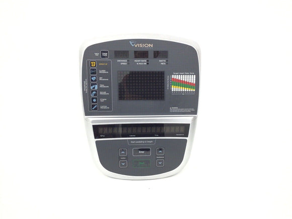Vision Fitness S70 EP78 S60 U70-02 Elliptical Display Console Panel 1000230054 - hydrafitnessparts