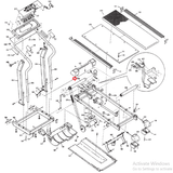 Vision Fitness T8100 T8200 T7200 TM10 Treadmill Front Drive Roller 016376-Z - hydrafitnessparts