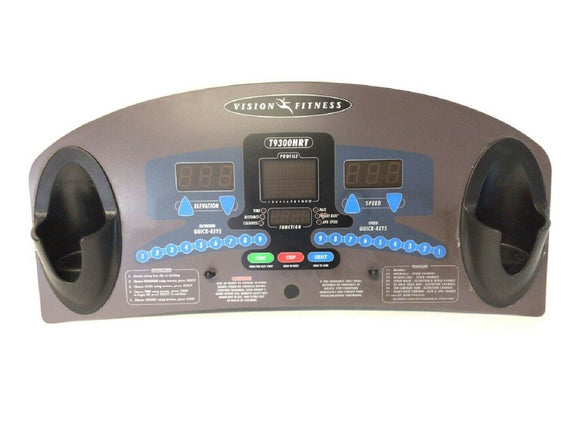 Vision Fitness T9300 T9300HRT Treadmill Display Console Panel 002930-A DGA3J-4L - hydrafitnessparts