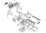 Vision Fitness T9500 T9600 T9200 T9250 T9700 Treadmill Mid Shock Absorb 000766-A - hydrafitnessparts