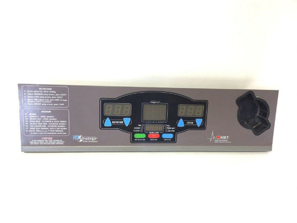 Vision Fitness T9500HRT T9400HRT T9300 Treadmill Overlay Console Panel 002850-A - fitnesspartsrepair