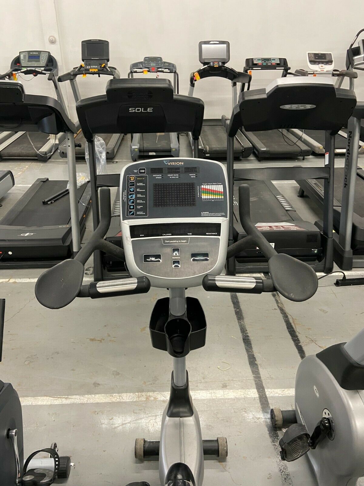 Vision u70 upright bike hotsell
