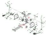 Vision Fitness X20 X30 Elliptical Console Wire Harness 1000105513 - fitnesspartsrepair