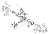 Vision Fitness X67xx Series Elliptical Idler Tension Pulley Assembly 0000081817 - hydrafitnessparts