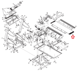 Vision Treadmill OEM Walking Running Belt Treadbelt 510x2795x1.6 1000210085 - hydrafitnessparts