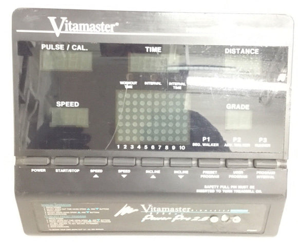 Vitamaster Roadmaster 8734MW Treadmill Display Console Panel - fitnesspartsrepair