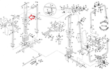 Weider 20CT 8530 Strength System Long Cable 170" 127222 - hydrafitnessparts