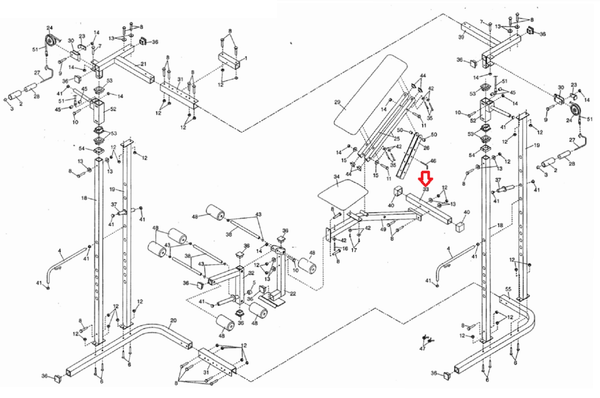 Weider pro 2025 bench parts