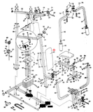 Weider Proform 850 Ci 8510 8520 8925 Body Shop 8 Strength System Seat Pad 131964 - hydrafitnessparts