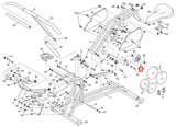 Weider Weslo Lifestyler HealthRider Strength System Transport Wheel 131974 - hydrafitnessparts