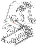 Weslo 2300 WL360900 Treadmill AO Smith DC Drive Motor with Flywheel 104104 - hydrafitnessparts