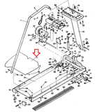 Weslo Cadence 4250 Treadmill Motor Hood Shroud Cover 106509 - hydrafitnessparts