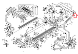 Weslo Cadence 845 Treadmill Upper Wire Harness 100" F00466BB or 129736 - hydrafitnessparts