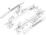 Weslo Cadence G 5.9 Treadmill Left Foot Rail 346650 - hydrafitnessparts