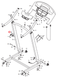 Weslo Cadence G 5.9 WLTL296131 Treadmill Latch Pin Bracket 346733 - fitnesspartsrepair