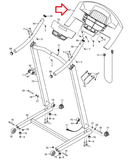 Weslo CADENCE G 5.9I Treadmill Display Console Assembly 370812 - hydrafitnessparts