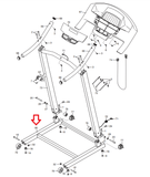 Weslo CADENCE R 5.2 G 5.9 G 5.9I Treadmill Base Frame 387904 - fitnesspartsrepair