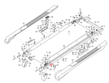 Weslo Epic Life 5.0T G5.9 AF 5.1 Treadmill Right Idler Roller Bracket 302280 - hydrafitnessparts