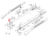 Weslo Gold's Gym Image Proform Treadmill Left Idler Roller Bracket 297176 - fitnesspartsrepair
