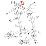 Weslo HealthRider Proform Image Treadmill Console Crossbar MFR-240076 337662 - hydrafitnessparts