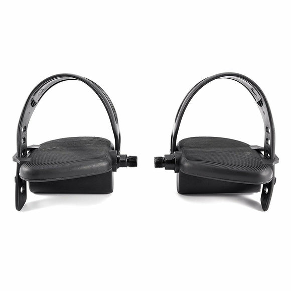 Weslo Proform PFEX789141 CT3.3 Upright Bike 1/2 Spindle Pedal Pair Set W/ Straps - fitnesspartsrepair