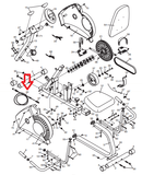 Weslo Recumbent Bike Resistance Cable Assembly 223743 - fitnesspartsrepair