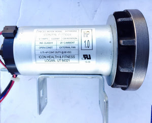 Weslo Treadmill DC Drive Motor Cadence 200s 391 C22 1.0 HP W Flywheel - fitnesspartsrepair