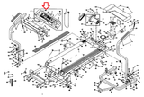 Weslo Treadmill Left Console Attachment MFR-F00476-D or 130099 - hydrafitnessparts