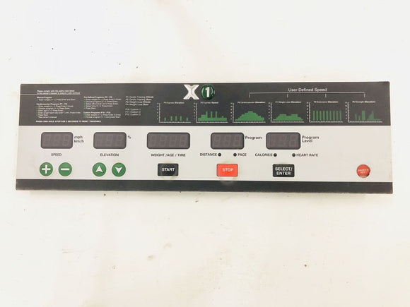 Xystos X1 Treadmill Display Console - fitnesspartsrepair
